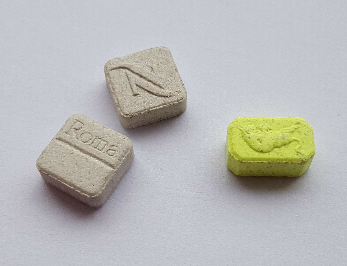 Presentació de l'MDMA en pastilles