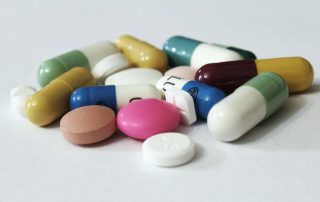 Presentació de diferents psicofàrmacs en pastilles