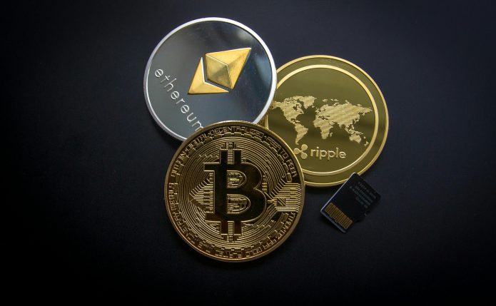 Representació gràfica de les criptomonedes, que són els criptoactius més coneguts